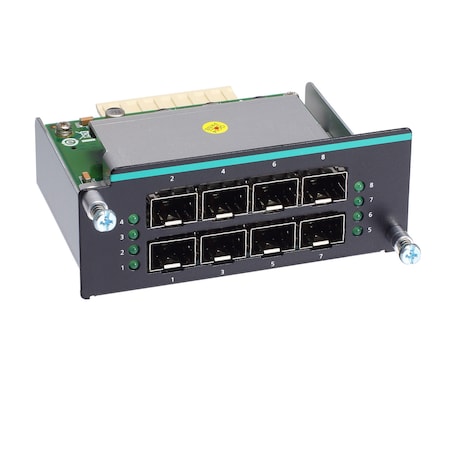 Moxa Fast Ethernet Module W/ 8 100Basesfp Slots, Im-6700A-8Sfp IM-6700A-8SFP